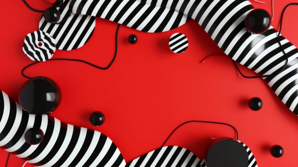 Black-red-stripes-geometry-sphere-pattern