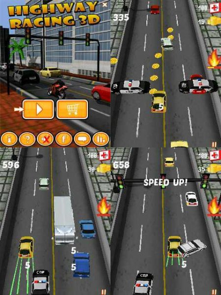 Highway Racing 3D 240x320 BugsFixed