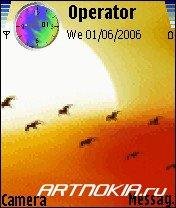 Animated-birds-flying-Nokia-Theme