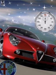 Alfa romeo car спидометр анимация