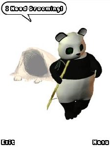 cuddles panda 240x320