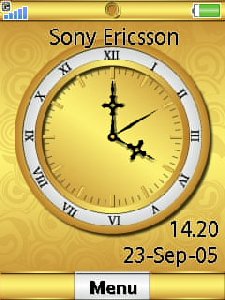 Gold Clock