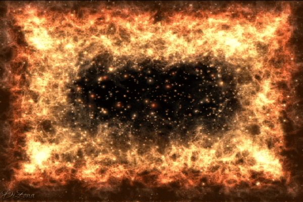 Огненная рамка для фотошопа