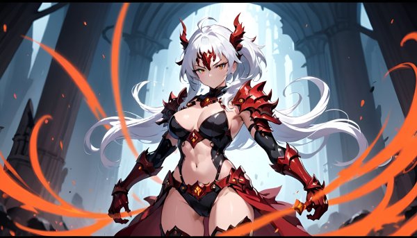 Девушка,фэнтези,аниме.08