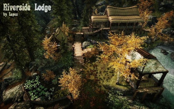Riverside Lodge with Sauna v131 Rus