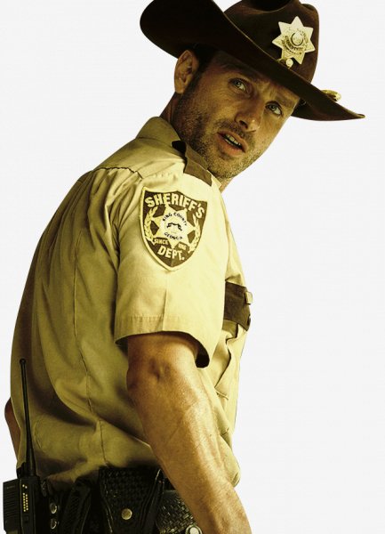 the walking dead rick sheriff render by