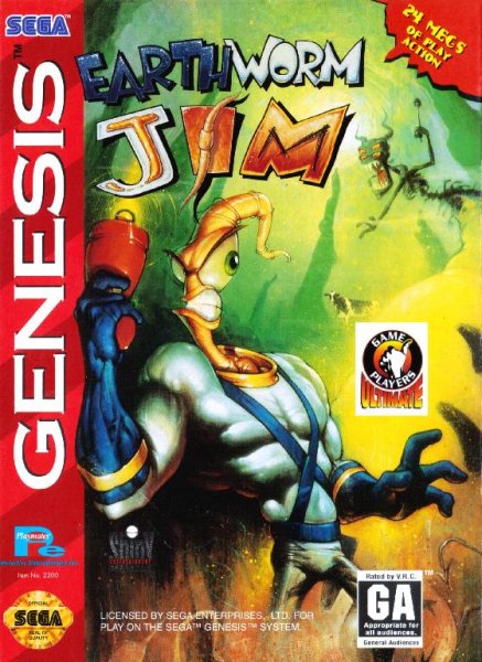 Earthworm Jim sega rus