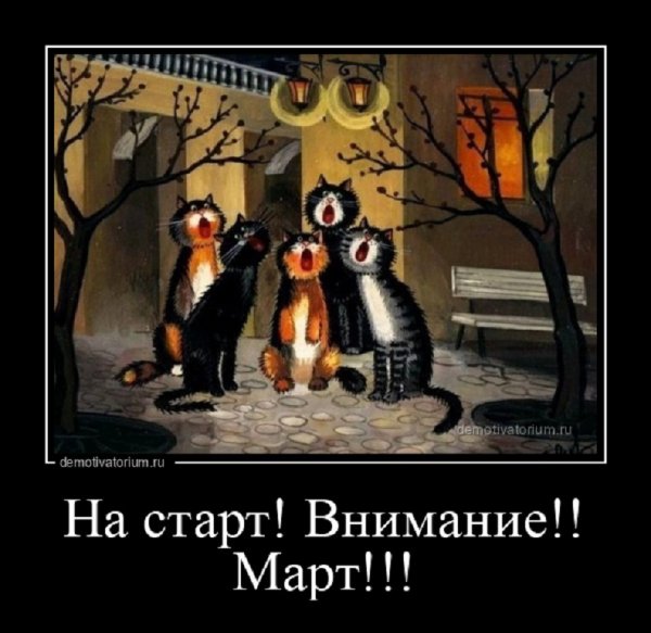 На старт. Внимание. Март.