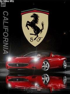 Ferrari car red speed анимация