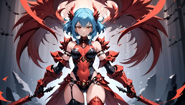 Девушка,фэнтези,аниме.01