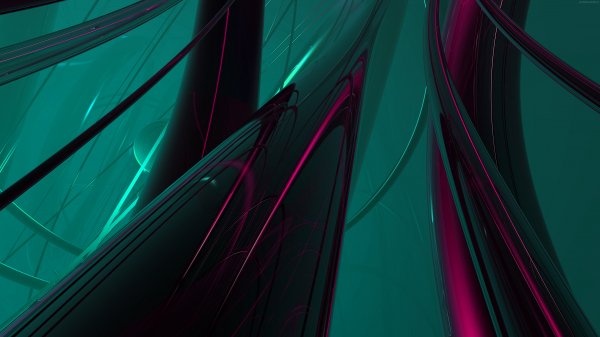 Turquoise-purple-smooth-curved-futuristic