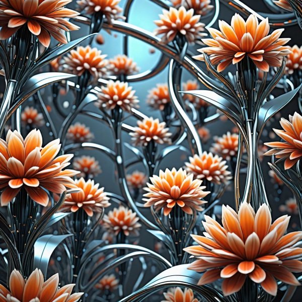 Технологичные цветы.02