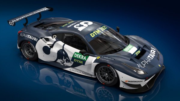 Ferrari 488 GT3 Evo AF Corse DTM race car 2021