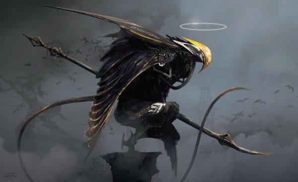 Fantastika-sci-fi-art-krylia-oruzhie-kliuv