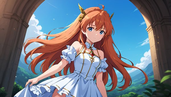 Девушка аниме,фэнтези.06