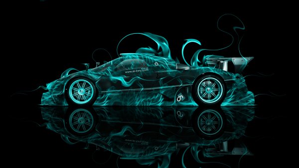 Pagani-Zonda-R-Side-Azure-Fire-Abstract-