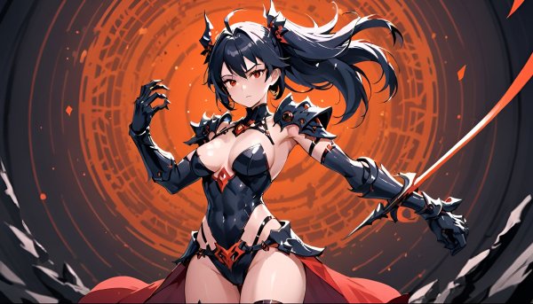 Девушка,фэнтези,аниме.05