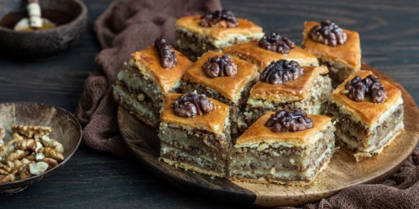 Вкусная пахлава с грецкими орехами