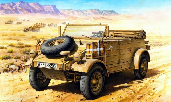 German Pkw.K1 Kubelwagen Typ 82 North Africa (Copy)