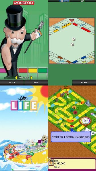 Monopoly and Game of Life Combo 320x240 E71