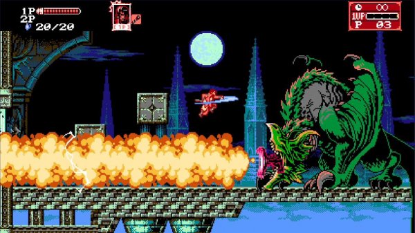 Bloodstained Curse of the Moon 2 (Жанр Castlevania)