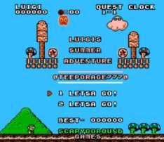 Luigis Summer Adventure (SMB1 hack)