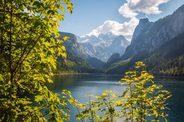 Austria Mountains Lake Scenery Dachstein Gosausee 565746 5448