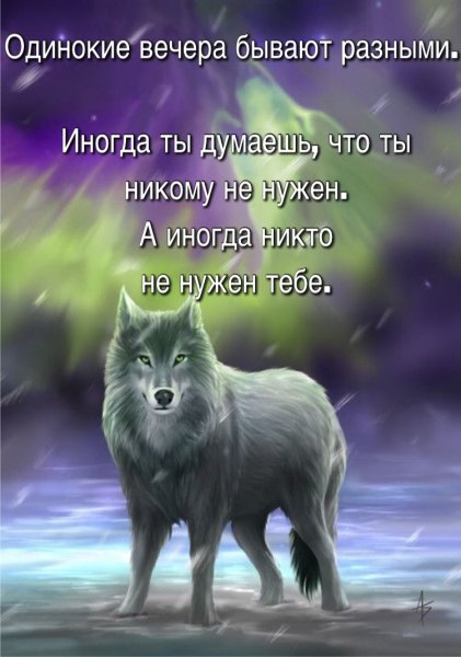 Одинокие вечера