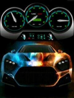 Car zenvo спидометр тахометр