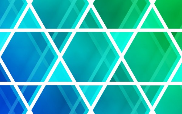 Blue-green-geometry-triangles-pattern