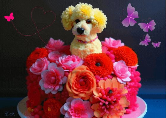 Анимированная открытка с днём рождения