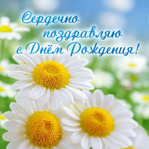 Сердечно поздравляю с днём рождения!