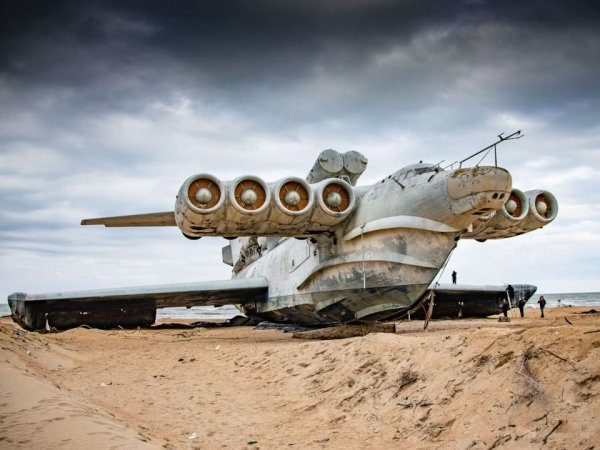 Экраноплан Лунь. Дербент.Дагестан.