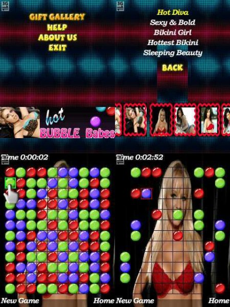 Hot Bubble Babes 352x416 N80