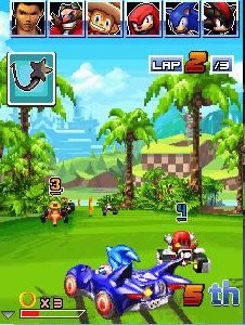 Sonic and Sega All Stars Racing 240x320
