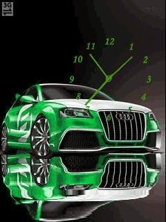 Audi clock animated