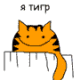 Модный котик как тигр