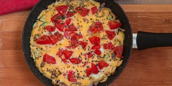 Омлет с овощами
