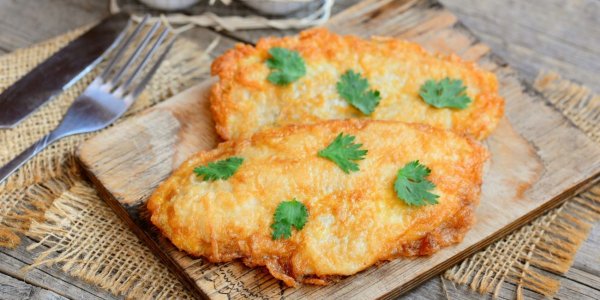 Сочные отбивные из индейки в сырном кляре