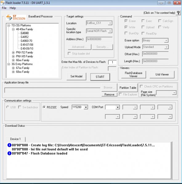 Flash Loader v7.5.11 Dll UART v1.5.1