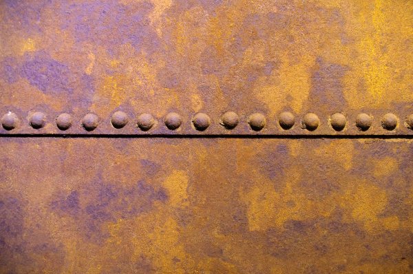 Rust-metal-yellow-rivets-texture-old