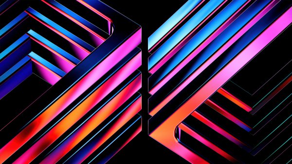 Gradient-blue-pink-geometry-lines-light