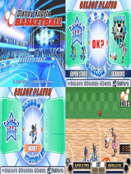 Disney Sports Basketball GBA