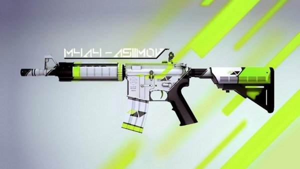 M4A1 Asiimov Lime из CSGO
