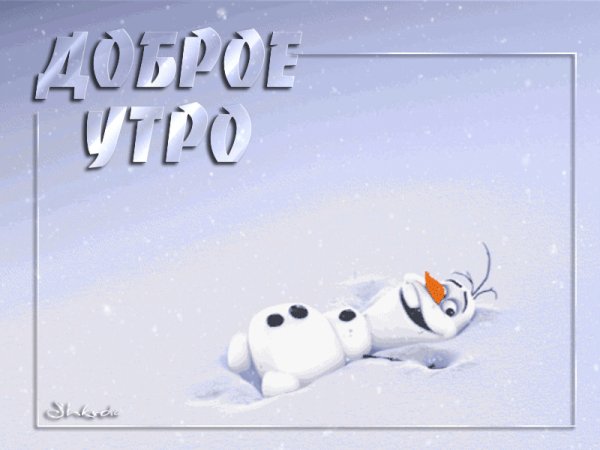 Доброе утро