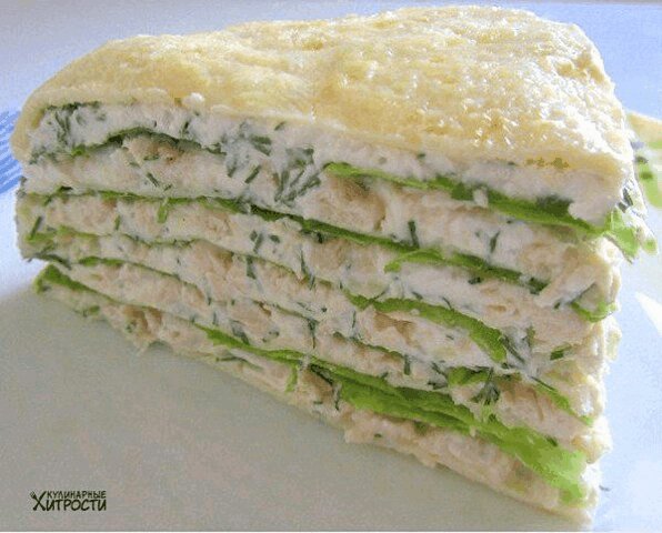 торт с куриной грудкой