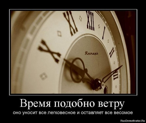 Время подобно ветру...