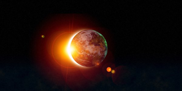 The planet is in the red spectrum