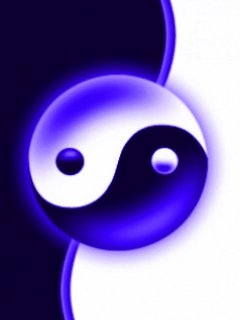 Инь янь неон