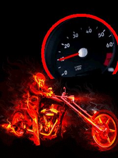 skull rider bike спидометр